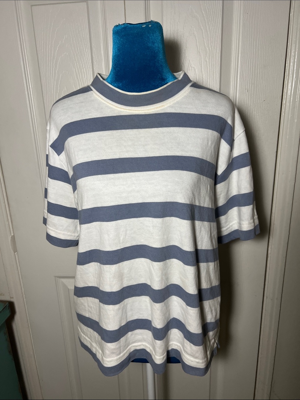 AYR Super Cool Cotton Striped T Shirt Women’s Small
